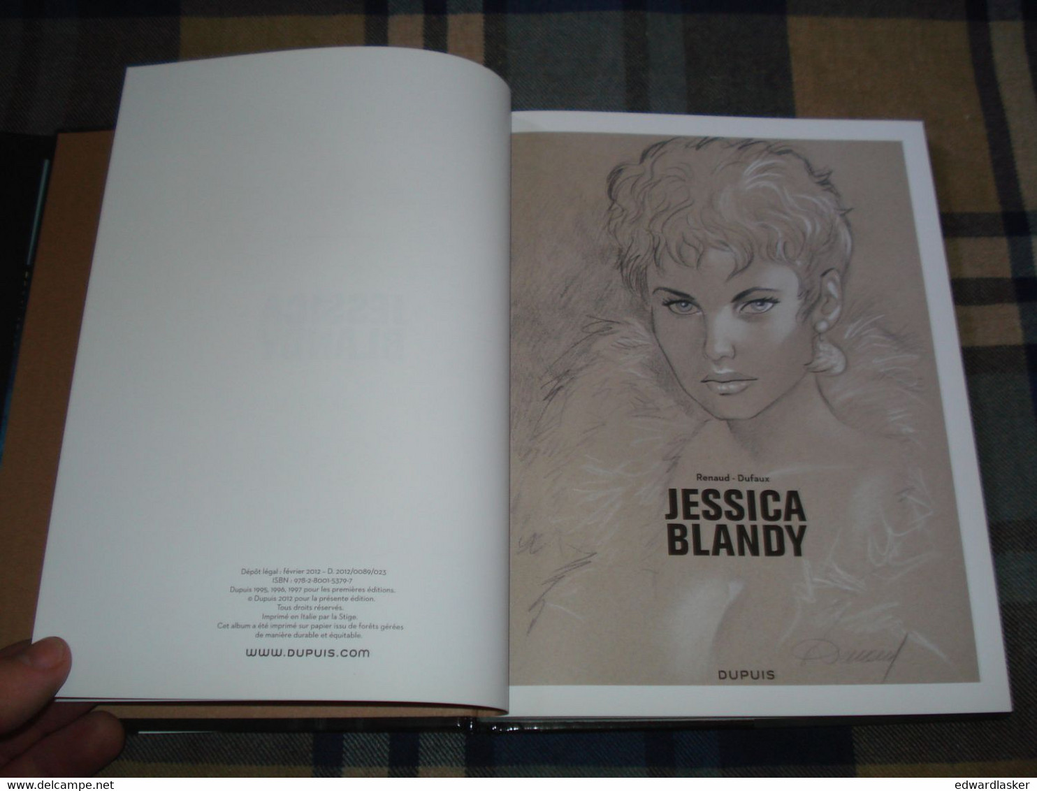 JESSICA BLANDY Intégrale N°4 (11-12-13) - Renaud Dufaux - Dupuis 2012 - Très Bon état - Jessica Blandy
