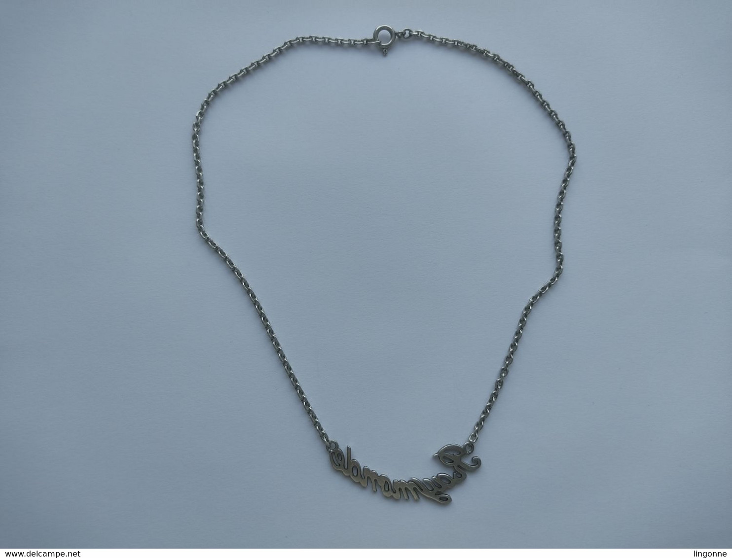 COLLIER En ARGENT Poinçon Crabe Collier Prénom RAYMONDE Long 39 Cm Poids 8,05 Grammes - Collares/Cadenas