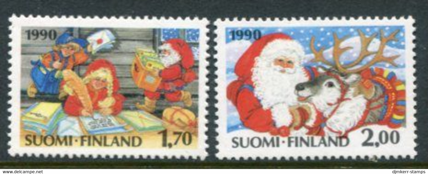 FINLAND 1990 Christmas MNH / **.  Michel 1124-25 - Neufs