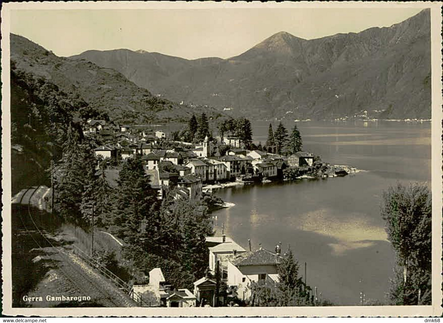 SWITZERLAND - GERRA GAMBAROGNO - PANORAMA - EDIZIONE E. STEINEMANN - 1950s (13207/2) - Cugnasco-Gerra