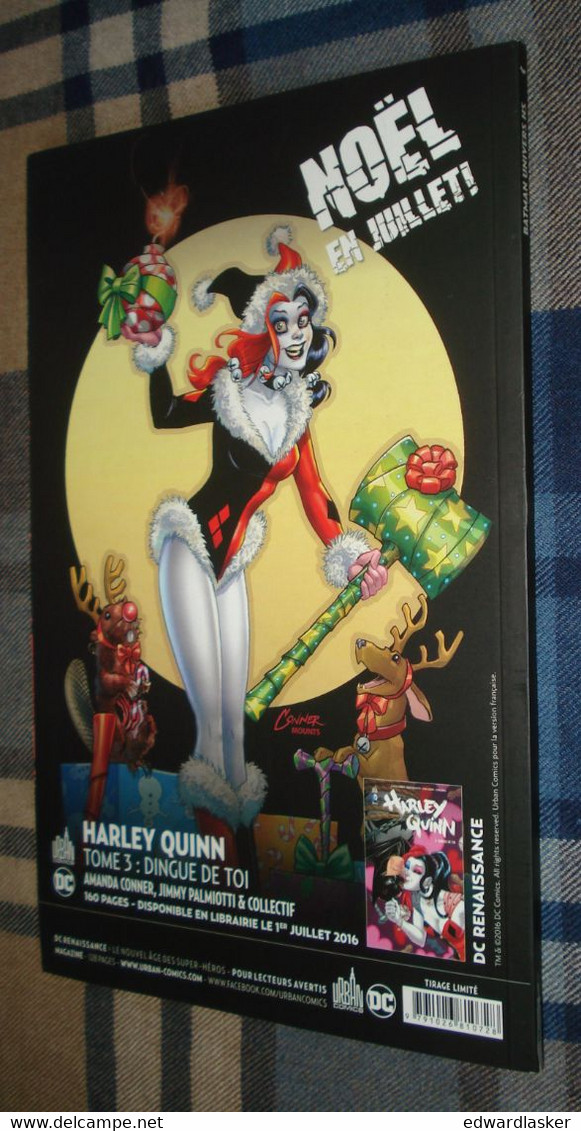 BD BATMAN UNIVERS HORS SERIE n°2C (Harley Quinn) - Urban Comics 2016 - Comme neuf