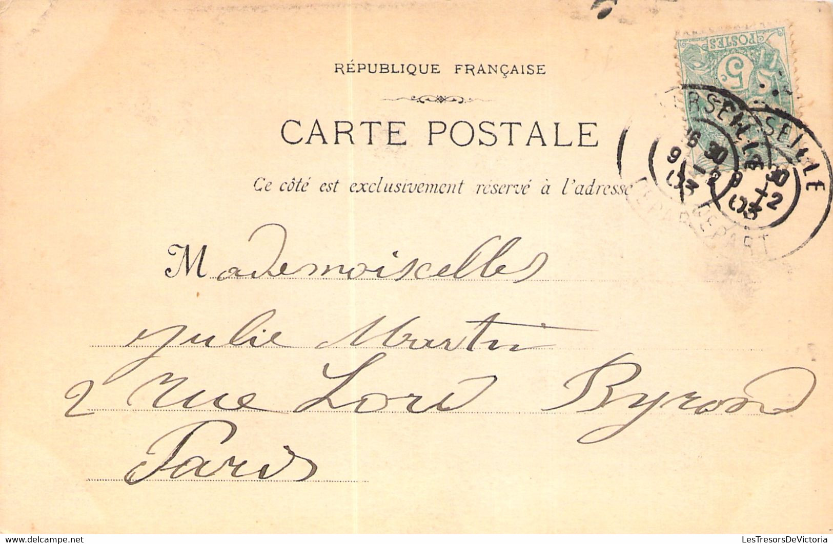 CPA Marseille - 13 - Notre Dame De La Garde - Carte Oblitérée En 1903 à Marseille - Dos Simple - Notre-Dame De La Garde, Funicolare E Vergine