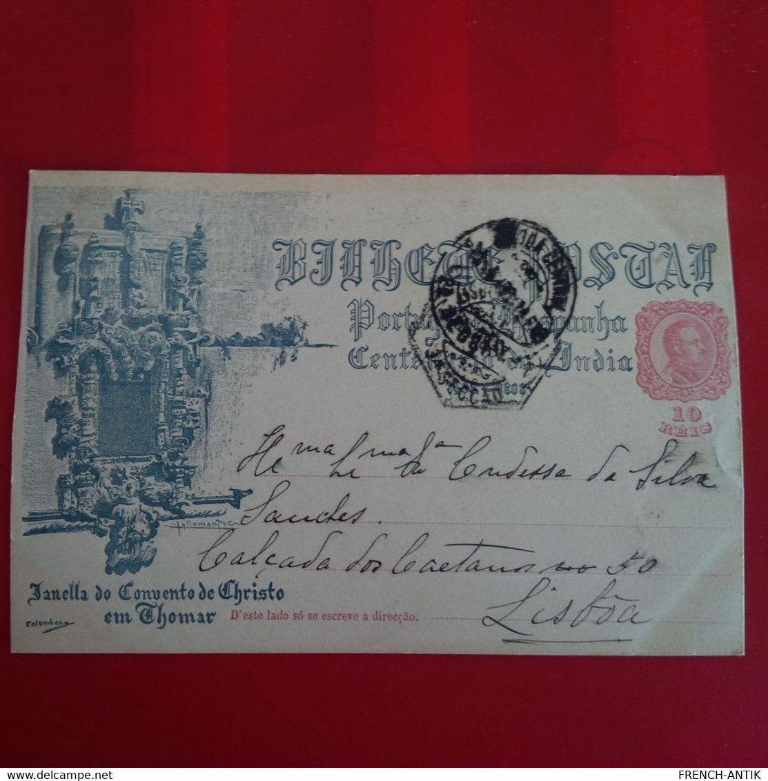 ENTIER PORTUGAL LISBOA 1898 - Autres & Non Classés
