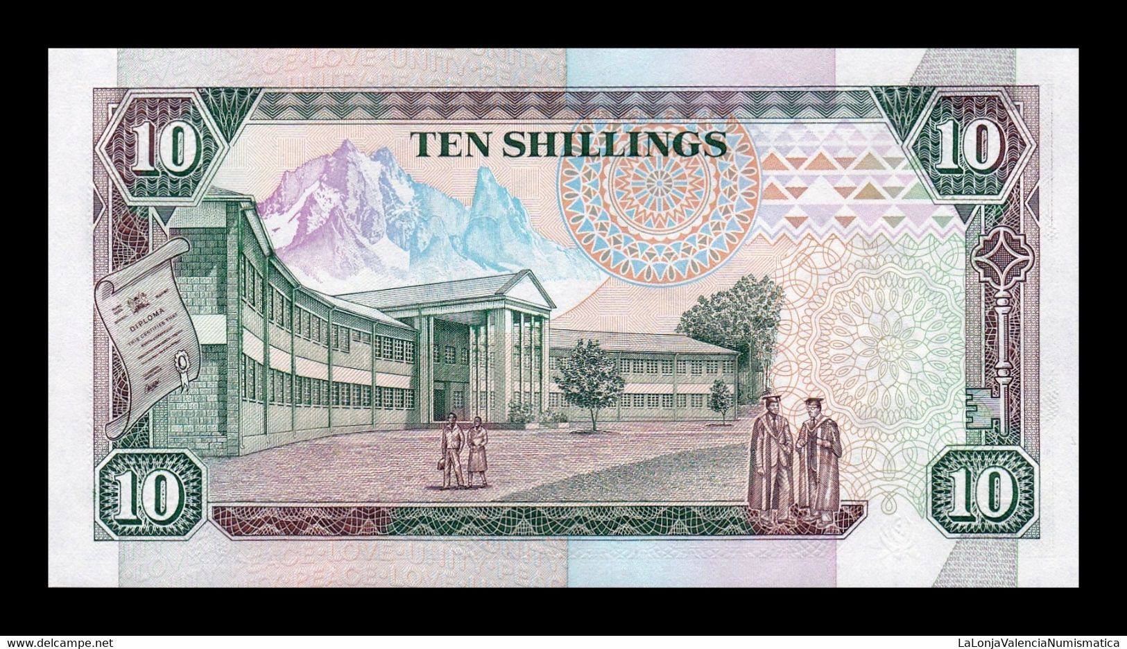 Kenia Kenya 10 Shillings 1990 Pick 24b SC UNC - Kenia