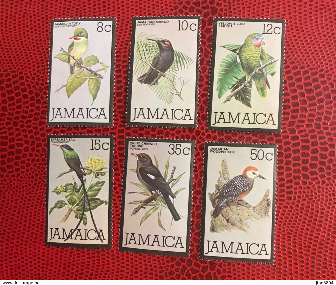 JAMAÏQUE 1980 6v Neuf MNH ** YT 485 / 490 Mi Pájaro Bird Pássaro Vogel Ucello Oiseau JAMAICA - Pappagalli & Tropicali