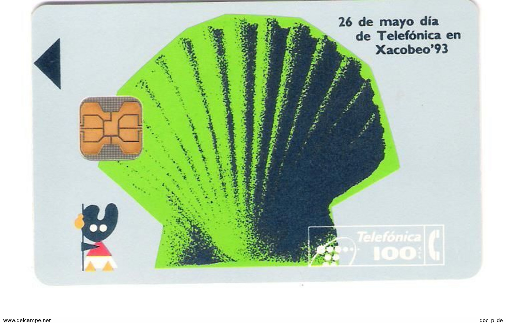 Spain - Emision De Gentileza - Xacobeo 93 - Es Una Gentileza De Telefonica - Shell - G-006 - Gift Issues