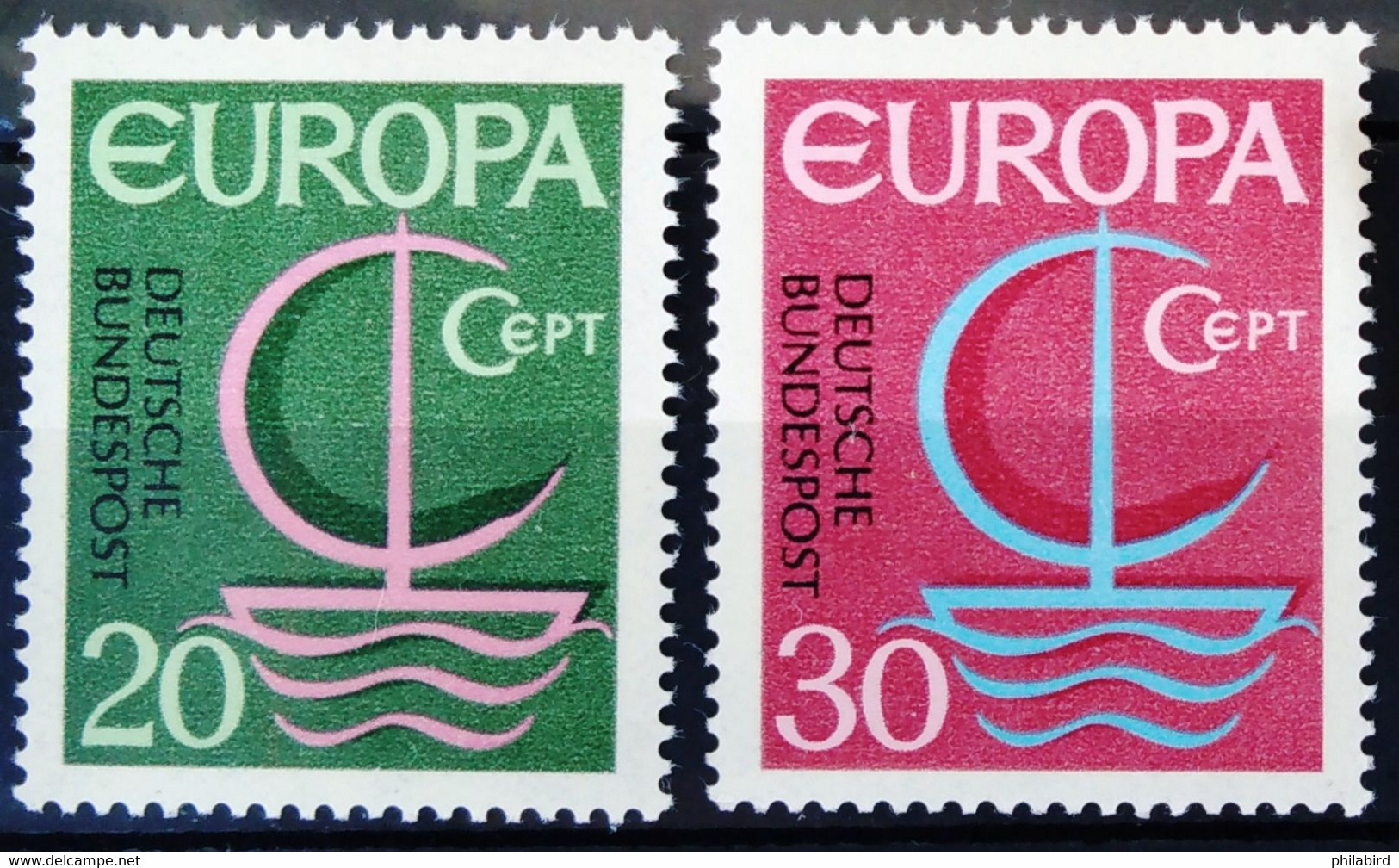 EUROPA 1966 - ALLEMAGNE                   N° 376/377                       NEUF** - 1966