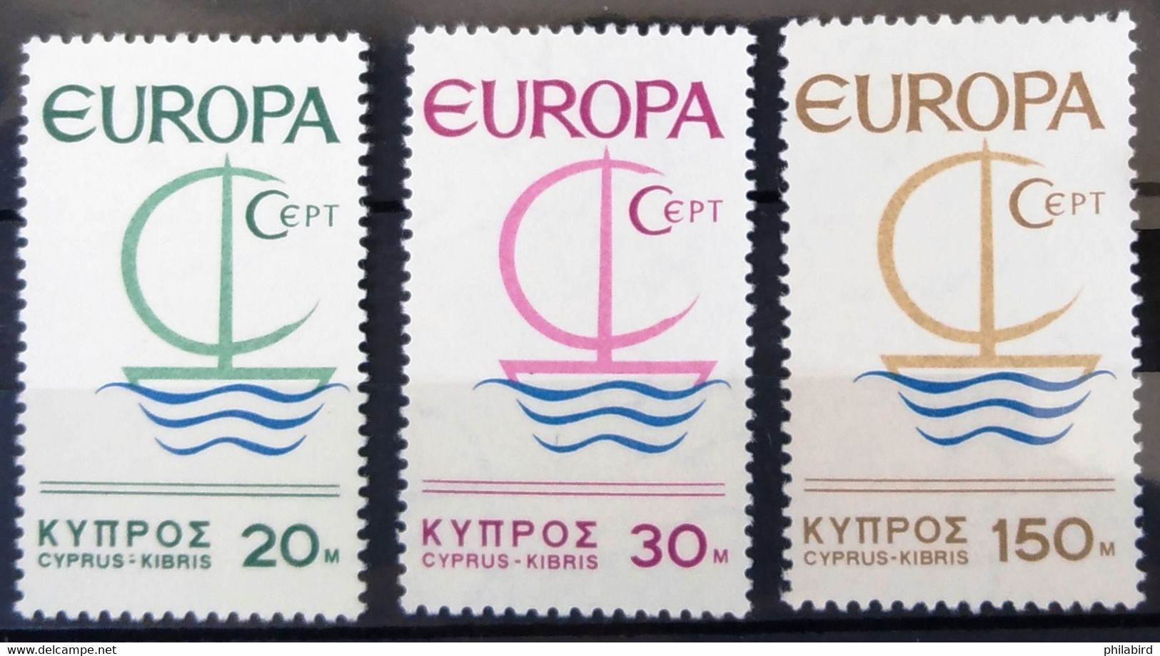 EUROPA 1966 - CHYPRE                   N° 262/264                       NEUF** - 1966