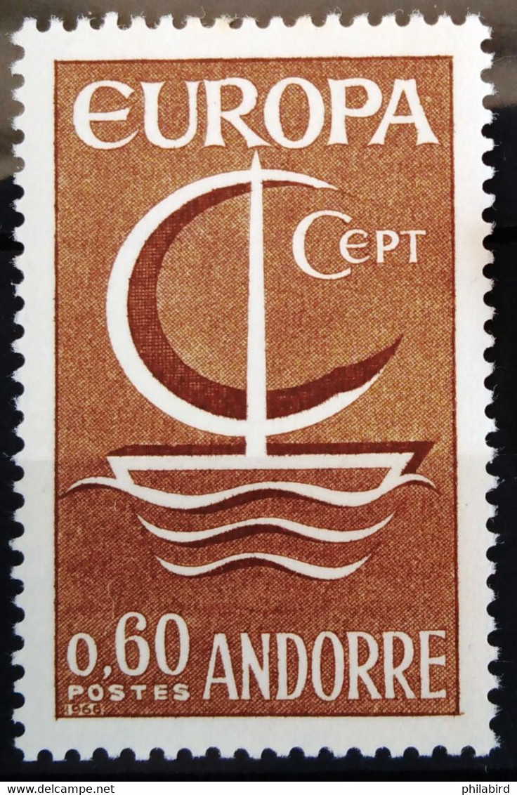 EUROPA 1966 - ANDORRE FRANCAIS                   N° 178                       NEUF** - 1966