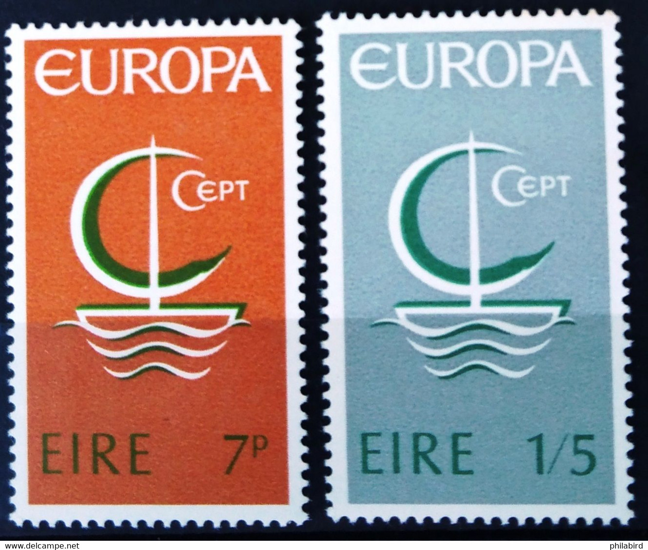 EUROPA 1966 - IRLANDE                   N° 187/188                       NEUF** - 1966