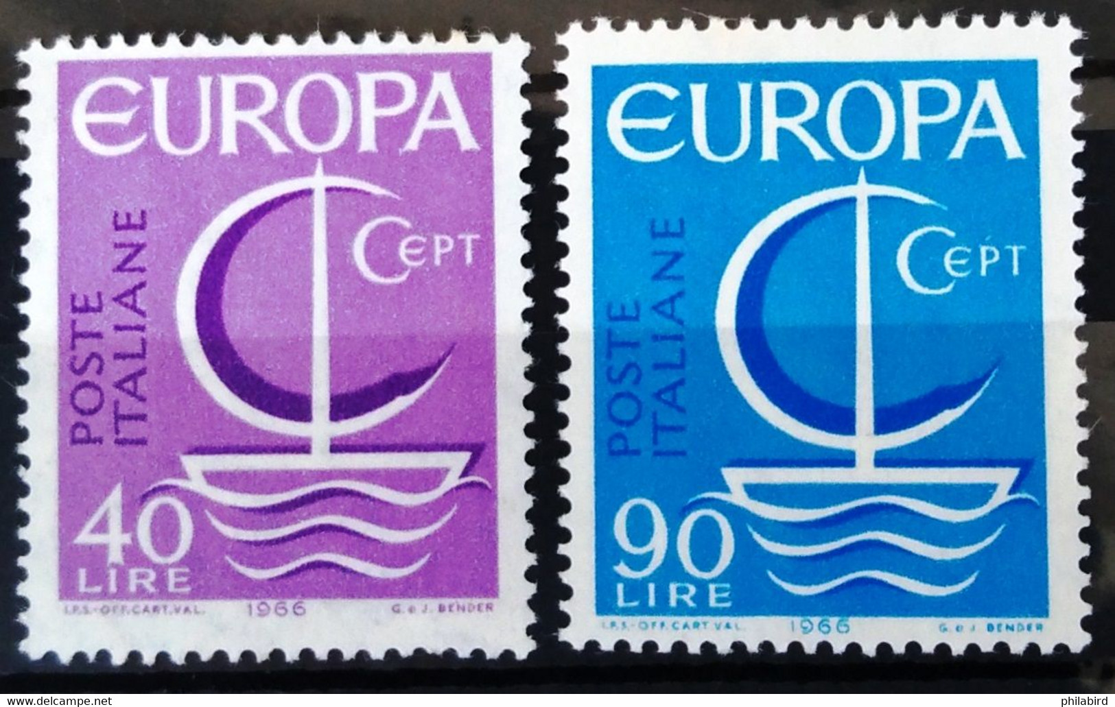 EUROPA 1966 - ITALIE                   N° 955/956                       NEUF** - 1966