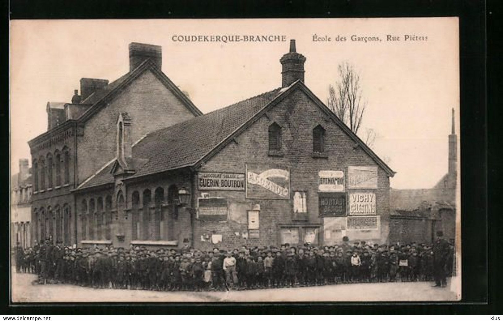 Coudekerque-Branche, Ecole Des Garcons - Rue Pieters TRES RARE - Coudekerque Branche