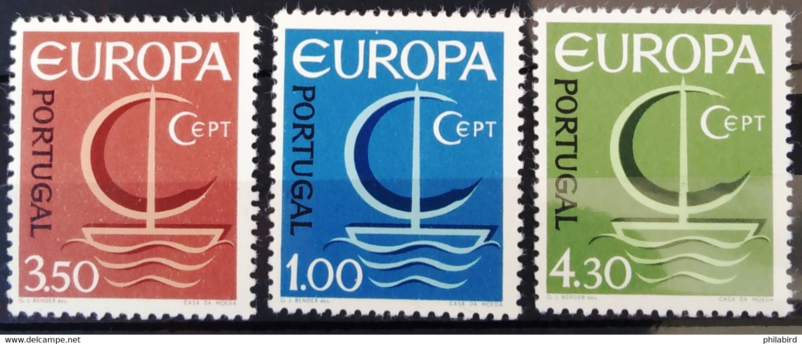EUROPA 1966 - PORTUGAL                   N° 993/995                       NEUF** - 1966