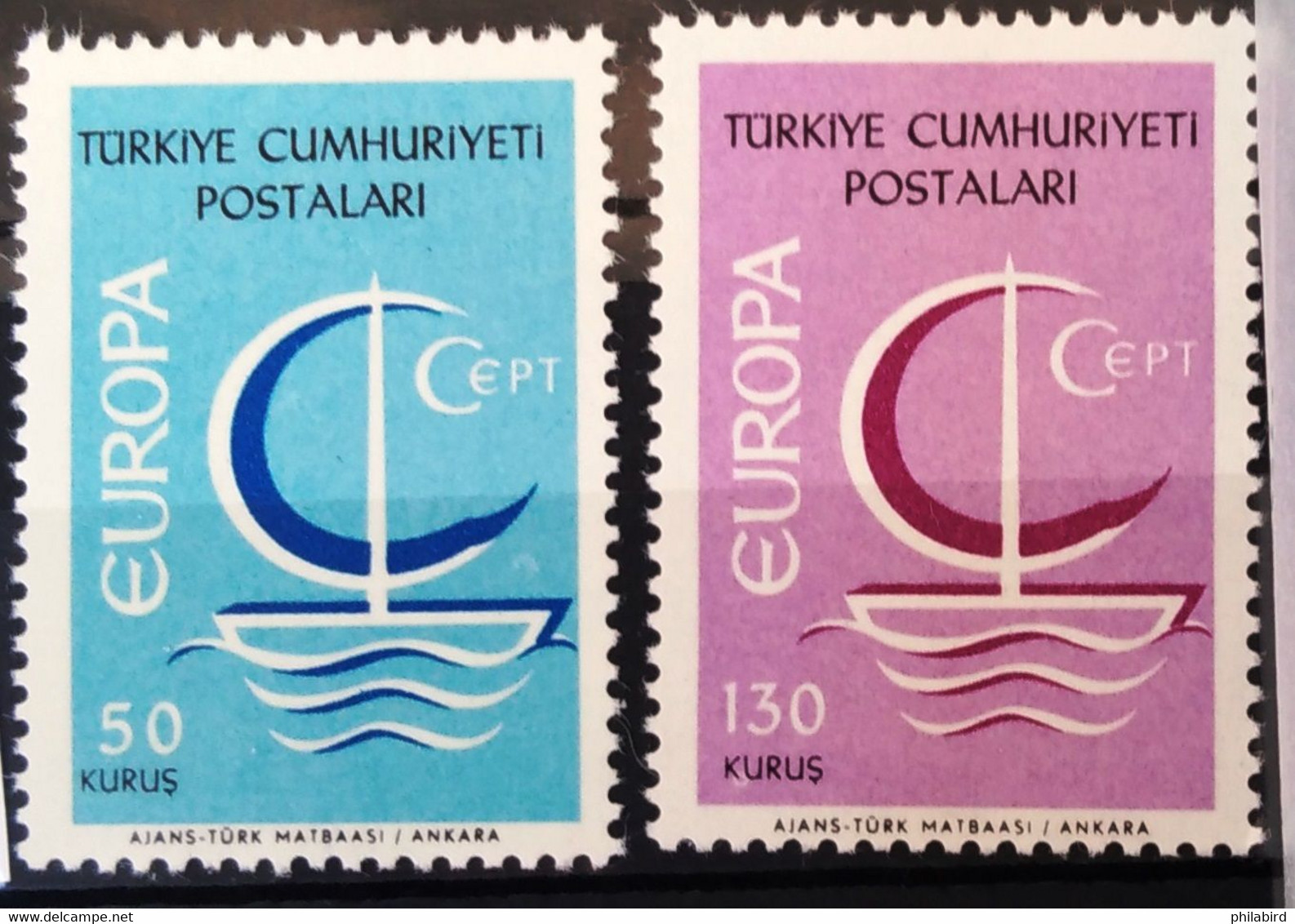 EUROPA 1966 - TURQUIE                   N° 1796/1797                       NEUF** - 1966