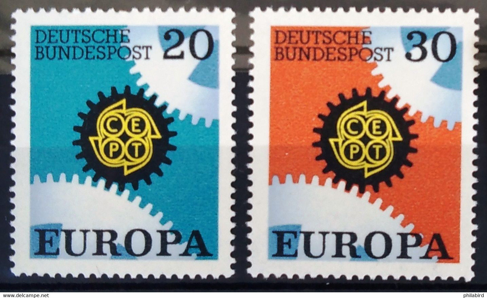 EUROPA 1967 - ALLEMAGNE                  N° 398/399                       NEUF** - 1967