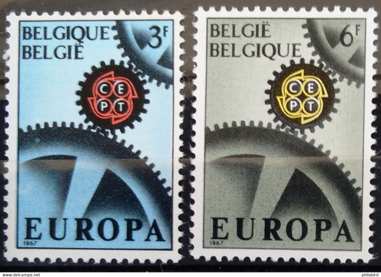 EUROPA 1967 - BELGIQUE                  N° 1415/1416                       NEUF** - 1967