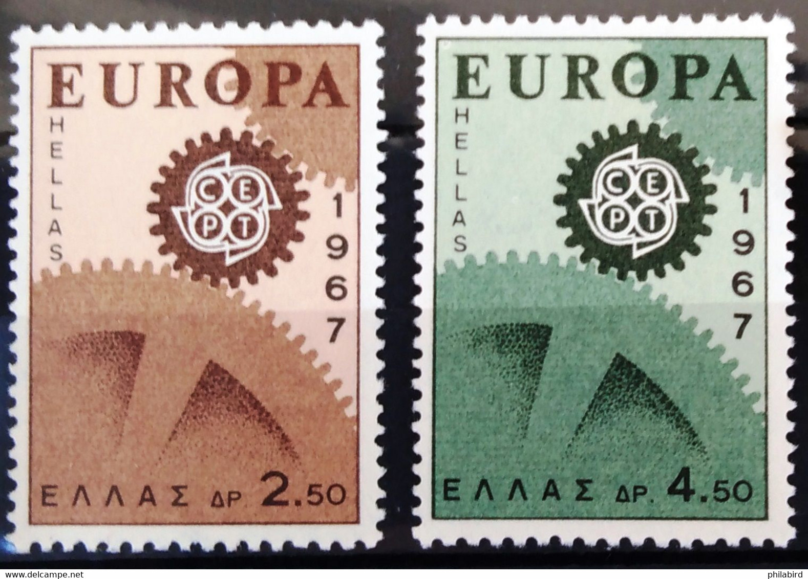 EUROPA 1967 - GRECE                  N° 926/927                       NEUF** - 1967