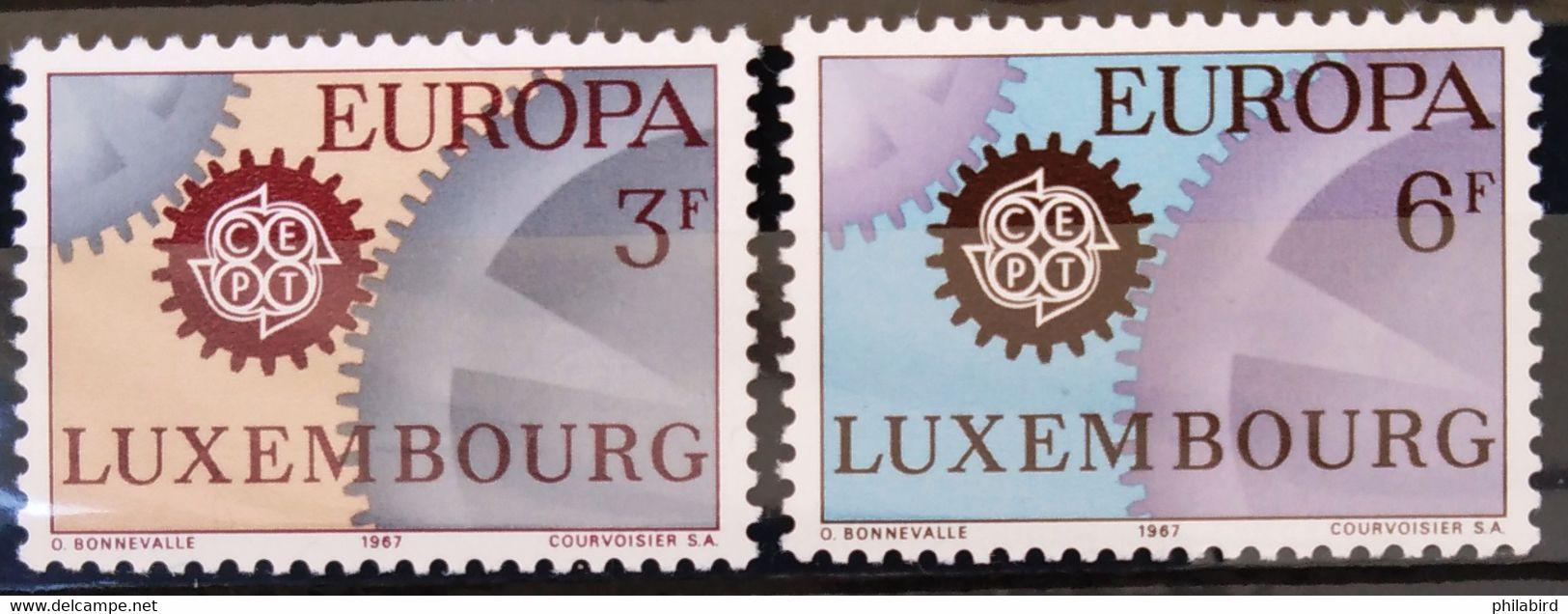 EUROPA 1967 - LUXEMBOURG                    N° 700/701                        NEUF** - 1967