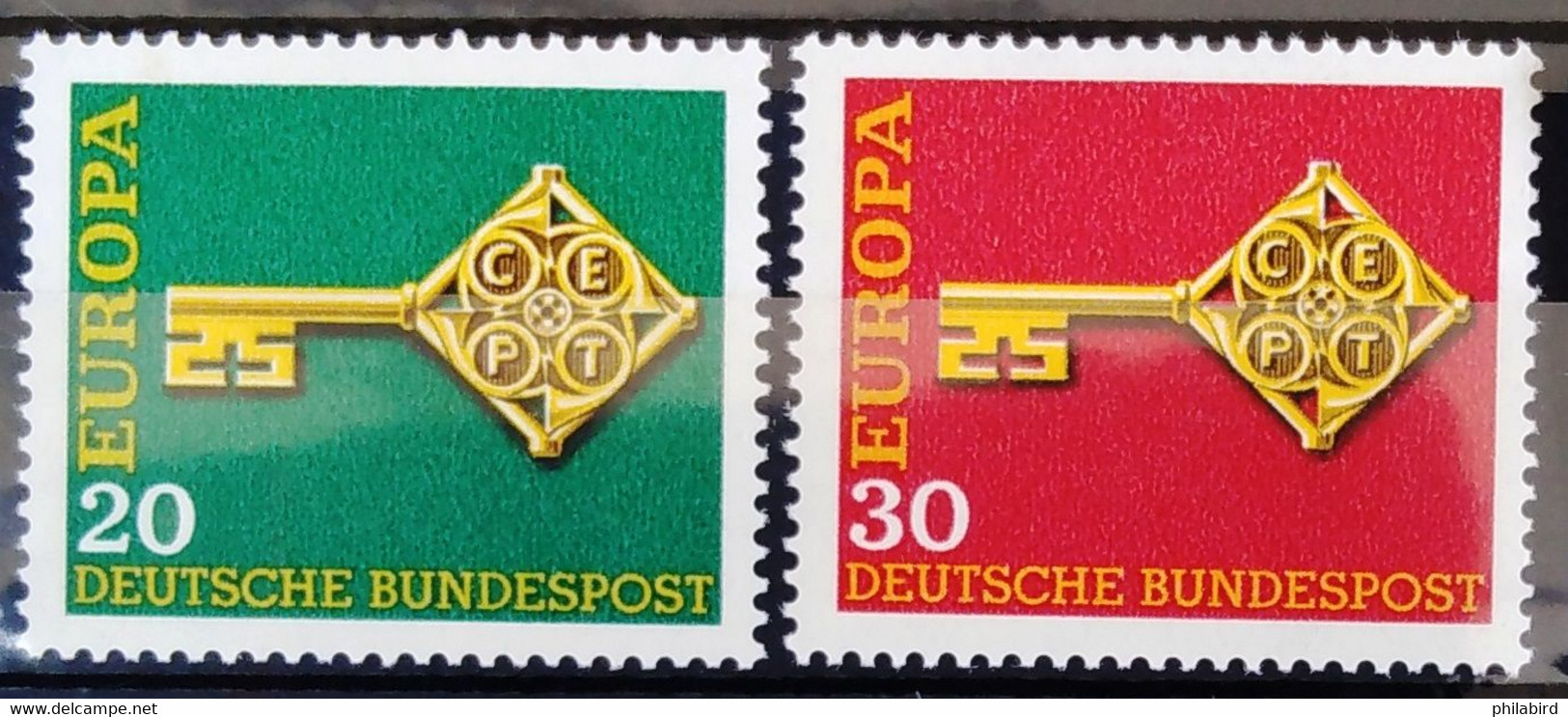 EUROPA 1968 - ALLEMAGNE                    N° 423/424                        NEUF** - 1968