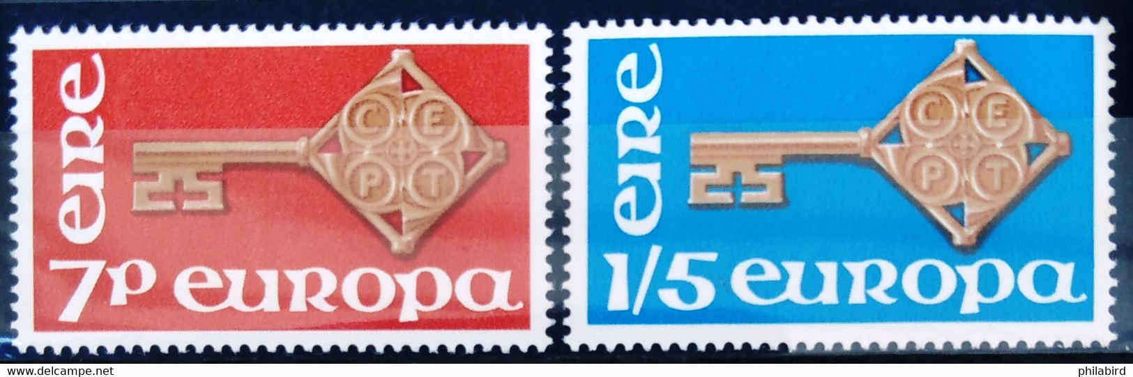 EUROPA 1968 - IRLANDE                    N° 203/204                       NEUF** - 1968