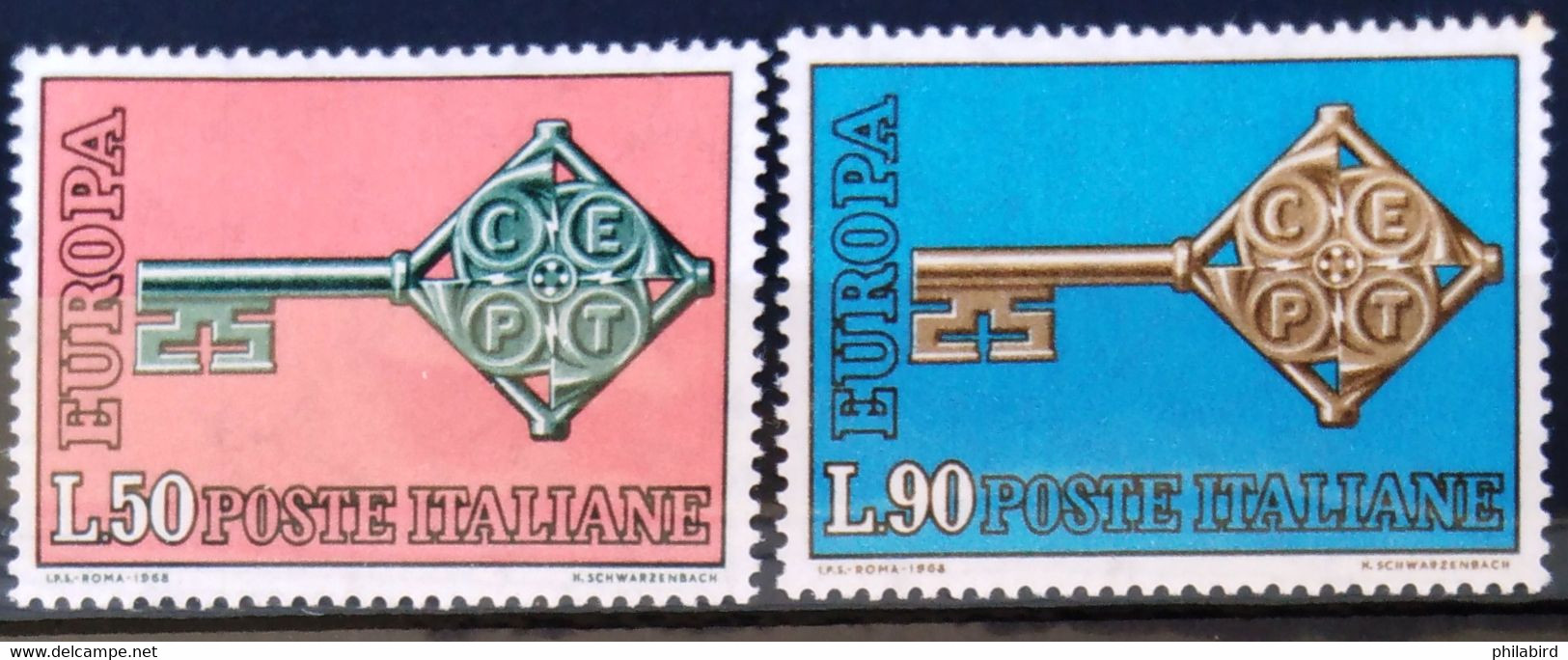 EUROPA 1968 - ITALIE                    N° 1010/1011                       NEUF** - 1968