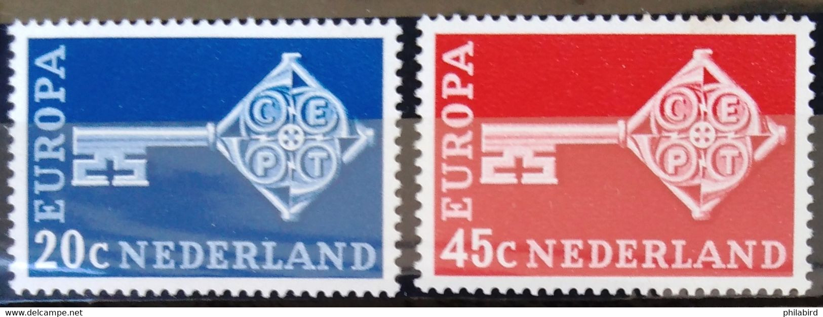 EUROPA 1968 - PAYS-BAS                   N° 871/872                       NEUF** - 1968