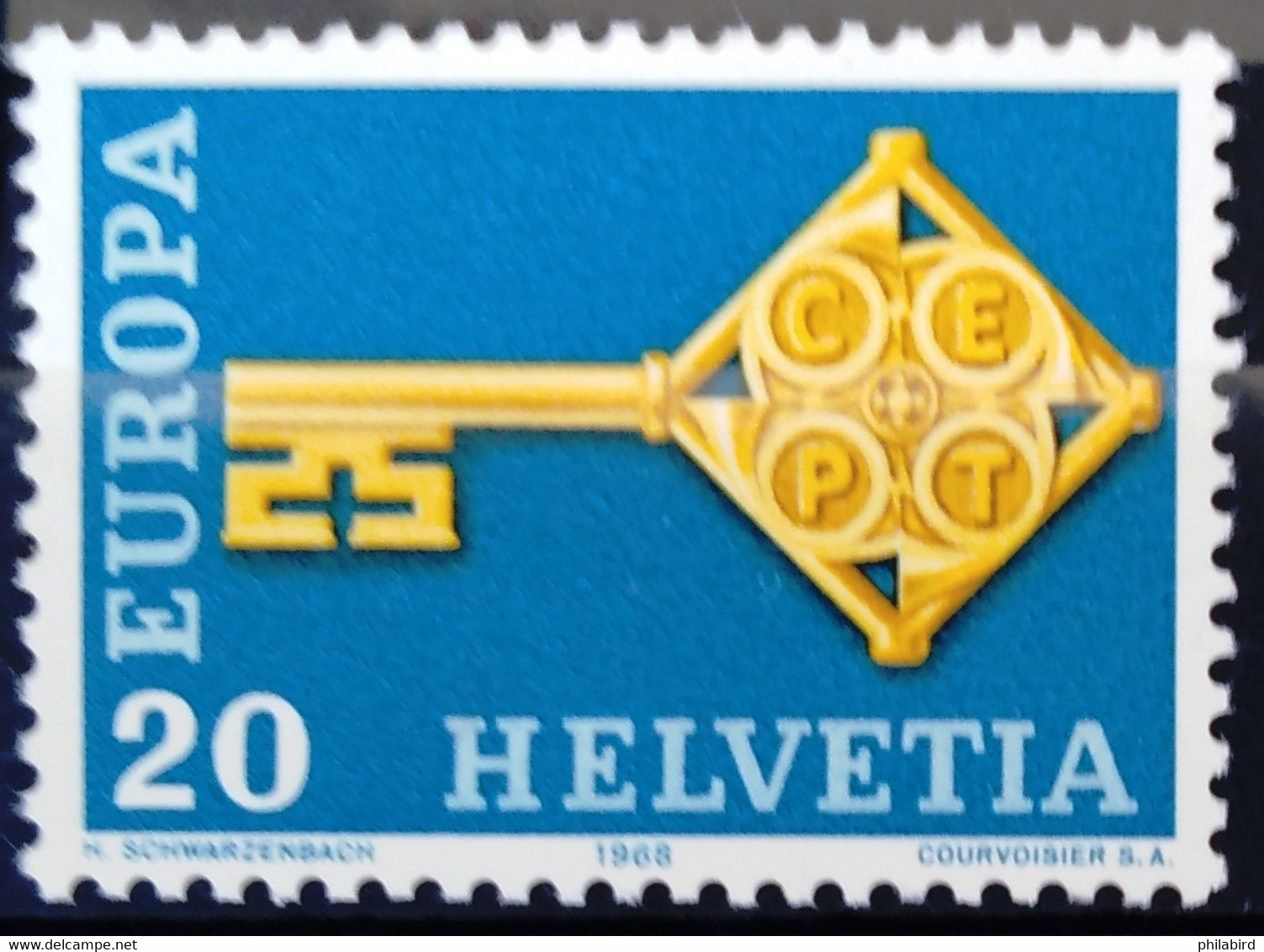 EUROPA 1968 - SUISSE                  N° 806                       NEUF** - 1968