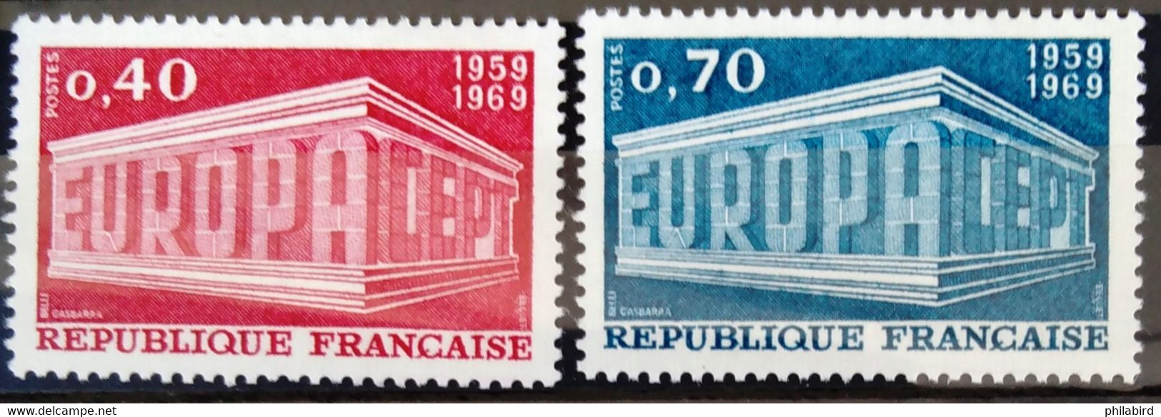 EUROPA 1969 - FRANCE                  N° 1598/1599                     NEUF SANS GOMME - 1969