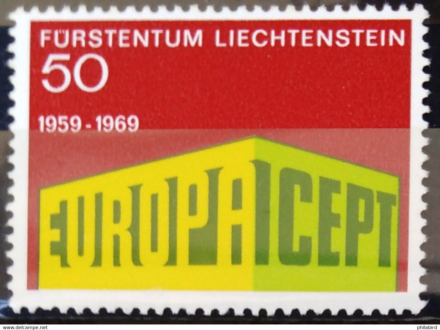 EUROPA 1969 - LIECHTENSTEIN                  N° 454                     NEUF** - 1969