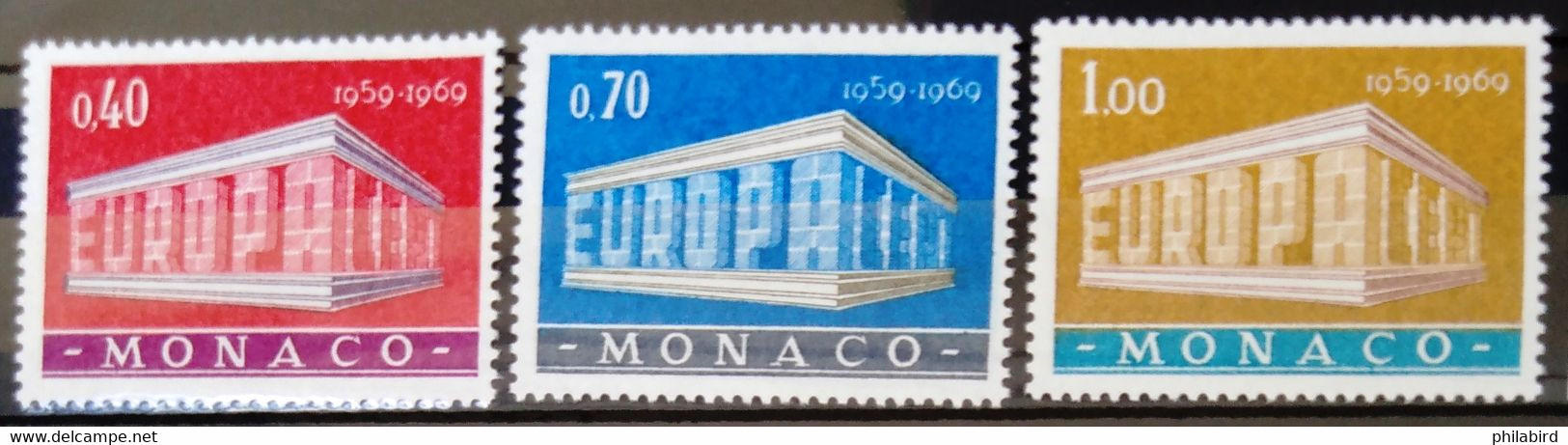 EUROPA 1969 - MONACO                  N° 789/791                     NEUF** - 1969