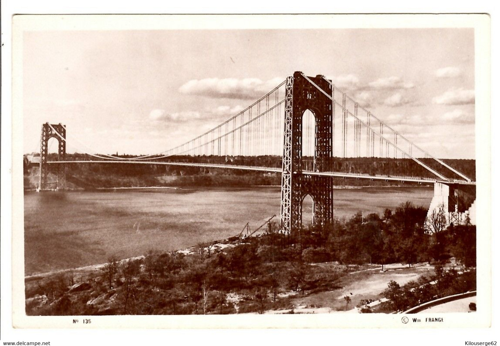 NEW YORK - George Washington Bridge, Connecting New York And New Jersey - Non Circulé - Bruggen En Tunnels