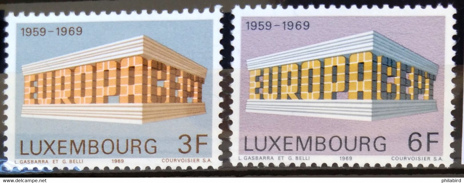 EUROPA 1969 - LUXEMBOURG                  N° 738/739                     NEUF* - 1969