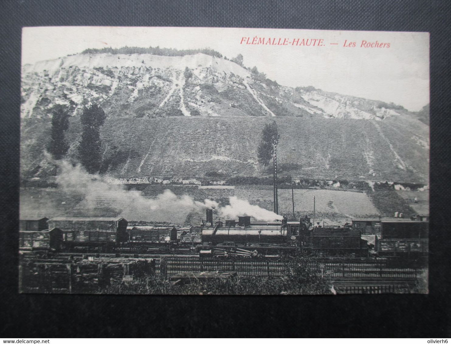 CP BELGIQUE (V2210) FLEMALLE HAUTE (2 Vues) Les Rochers Marcophilie Flemalle Et Marchienne 1907 - Flémalle