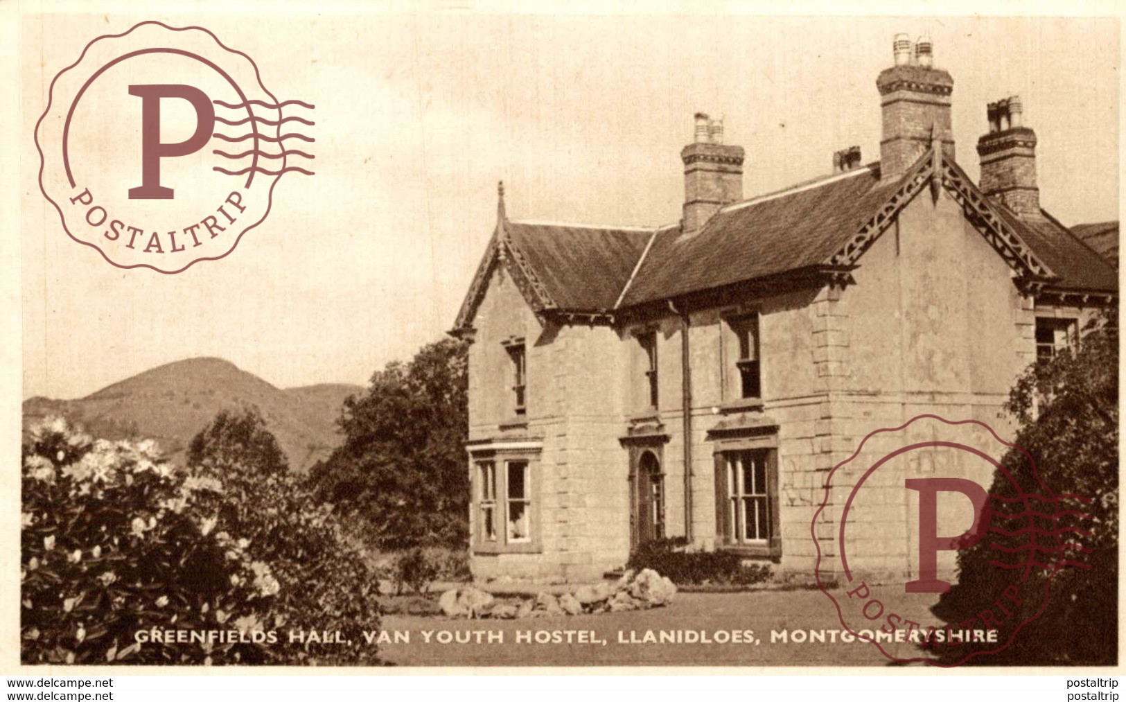 GREENFIELD HALL LLANIDLOES VAN YOUTH HOSTEL MONTGOMERYSHIRE - Montgomeryshire