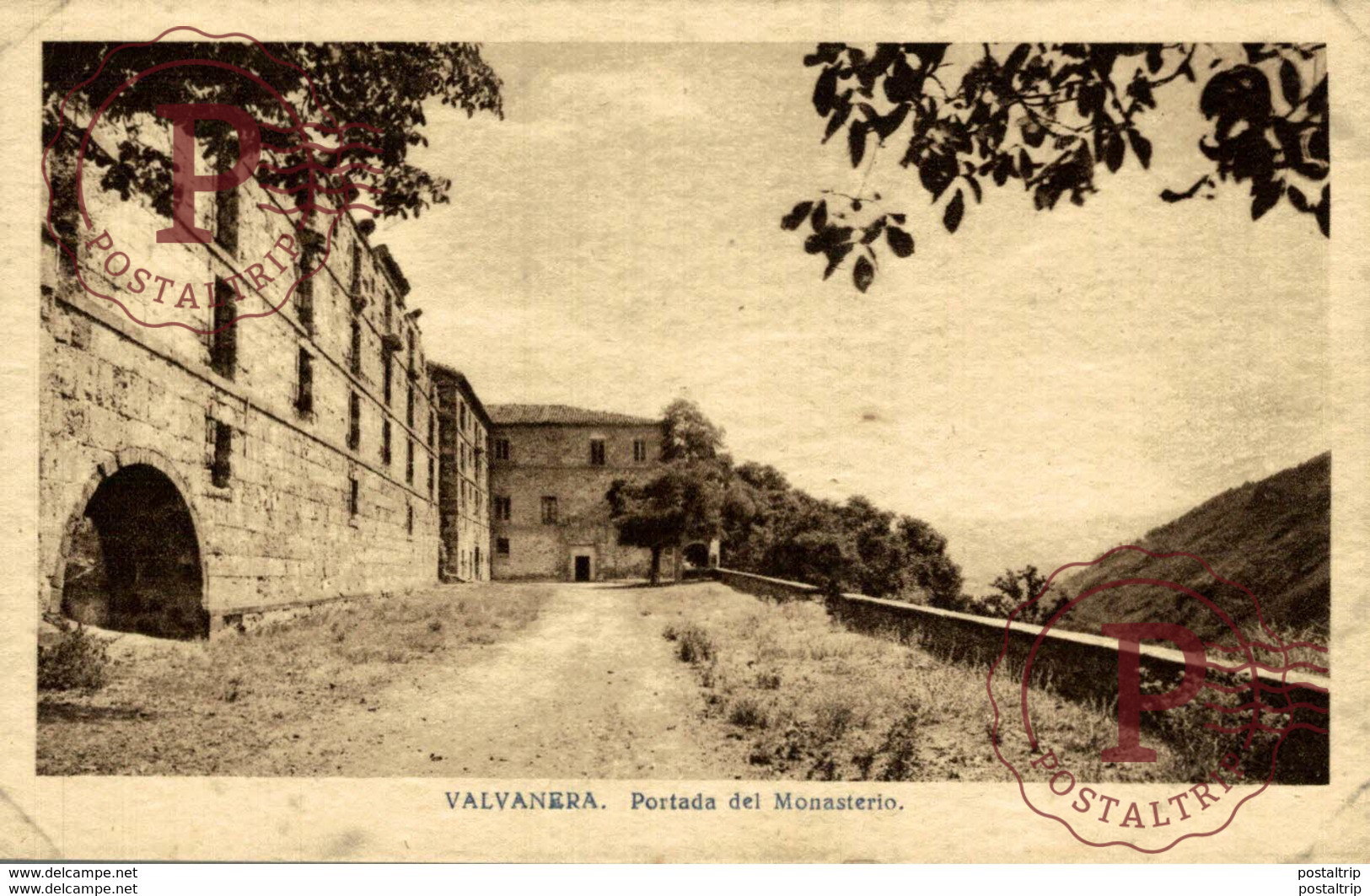 VALVANERA (LA RIOJA) - PORTADA DEL MONASTERIO - La Rioja (Logrono)