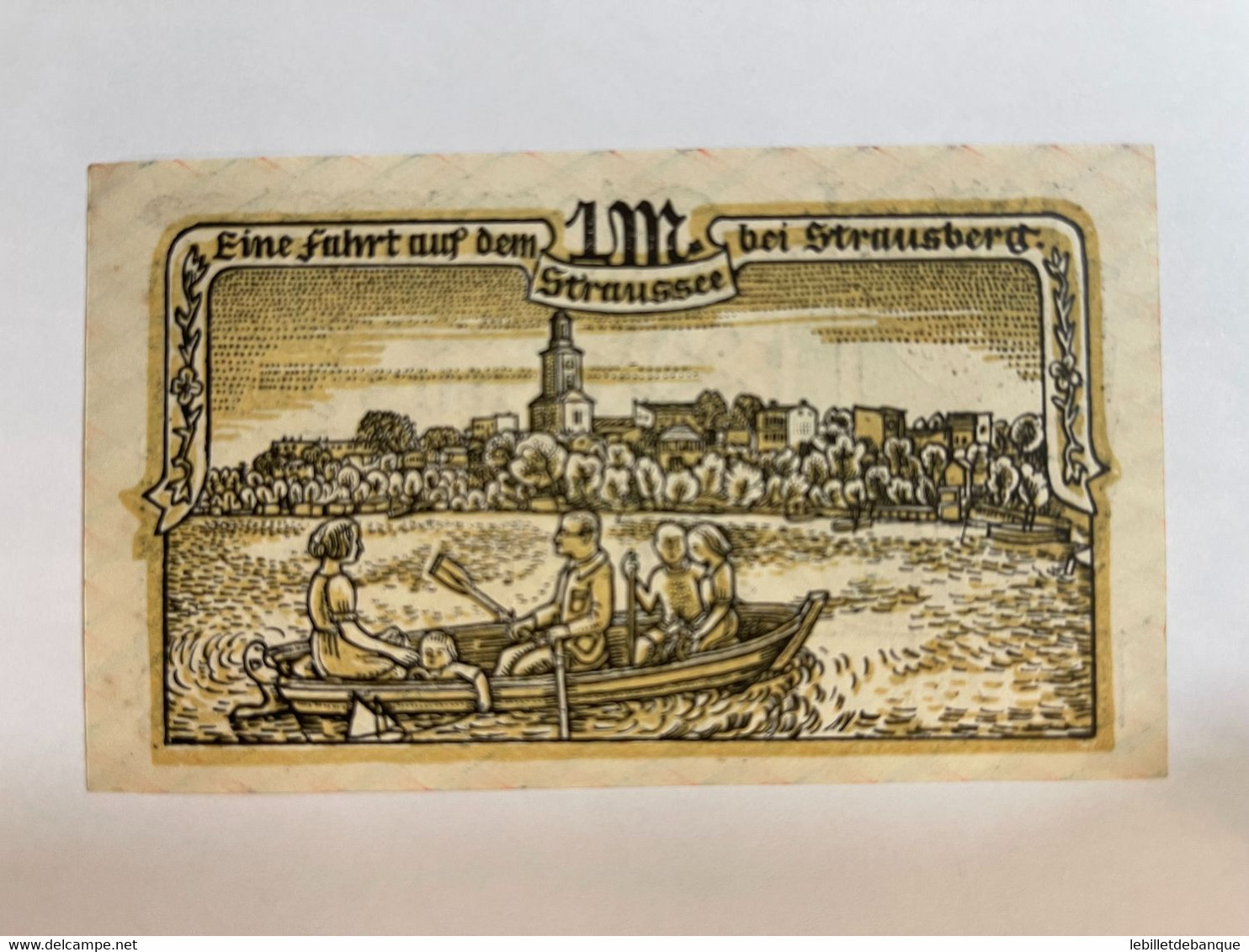 Allemagne Notgeld Strausberg 1 Mark - Collections