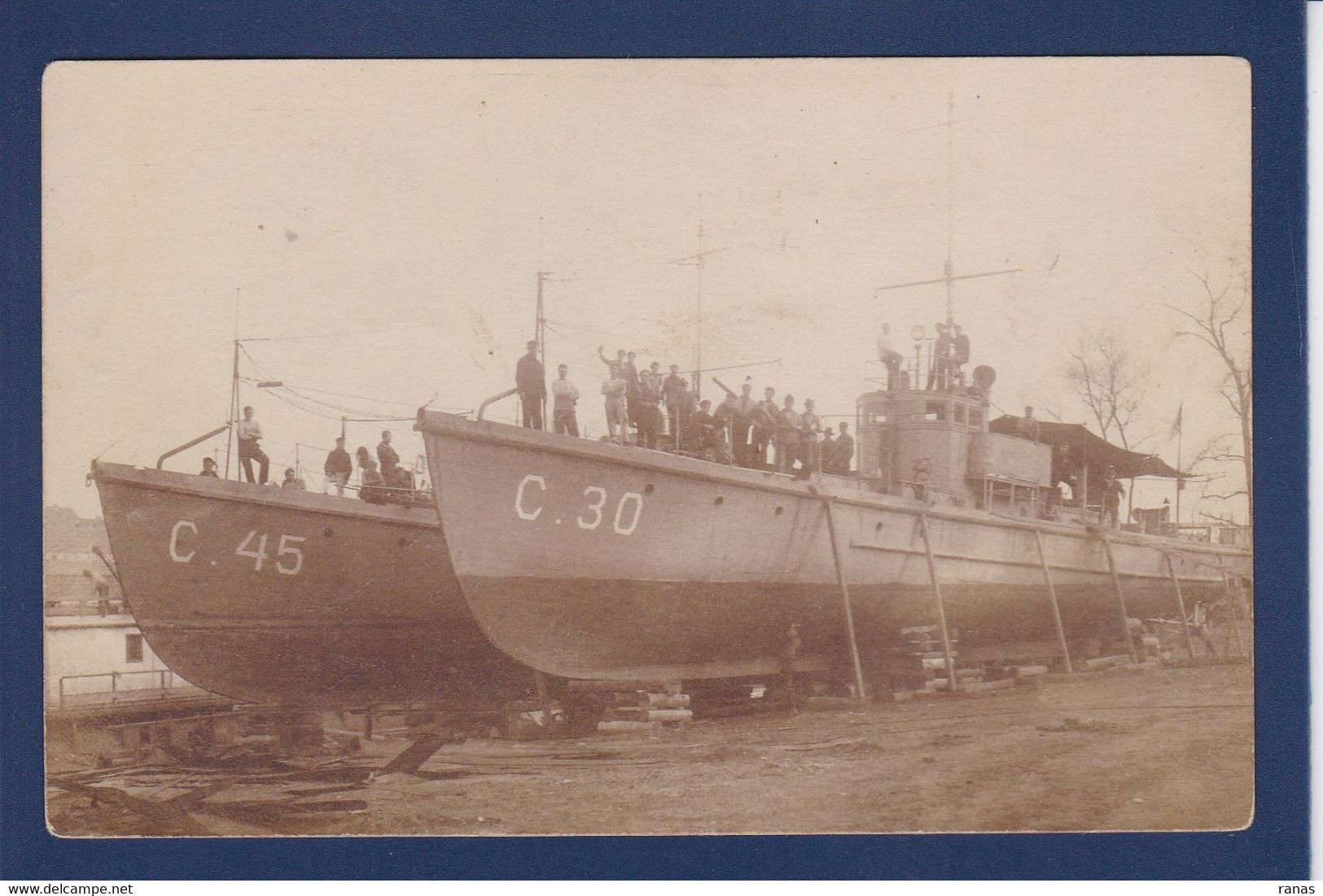 CPA Hongrie Bateaux Voir Dos écrite Carte Photo - Hungary