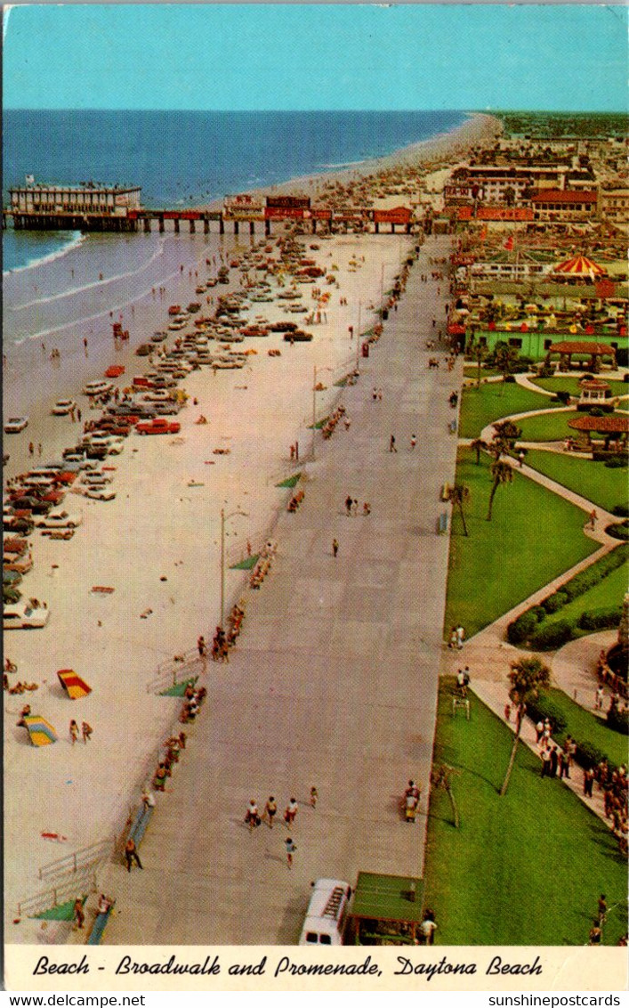 Florida Daytona Beach Showing Beach Boardwalk And Promenade 1977 - Daytona