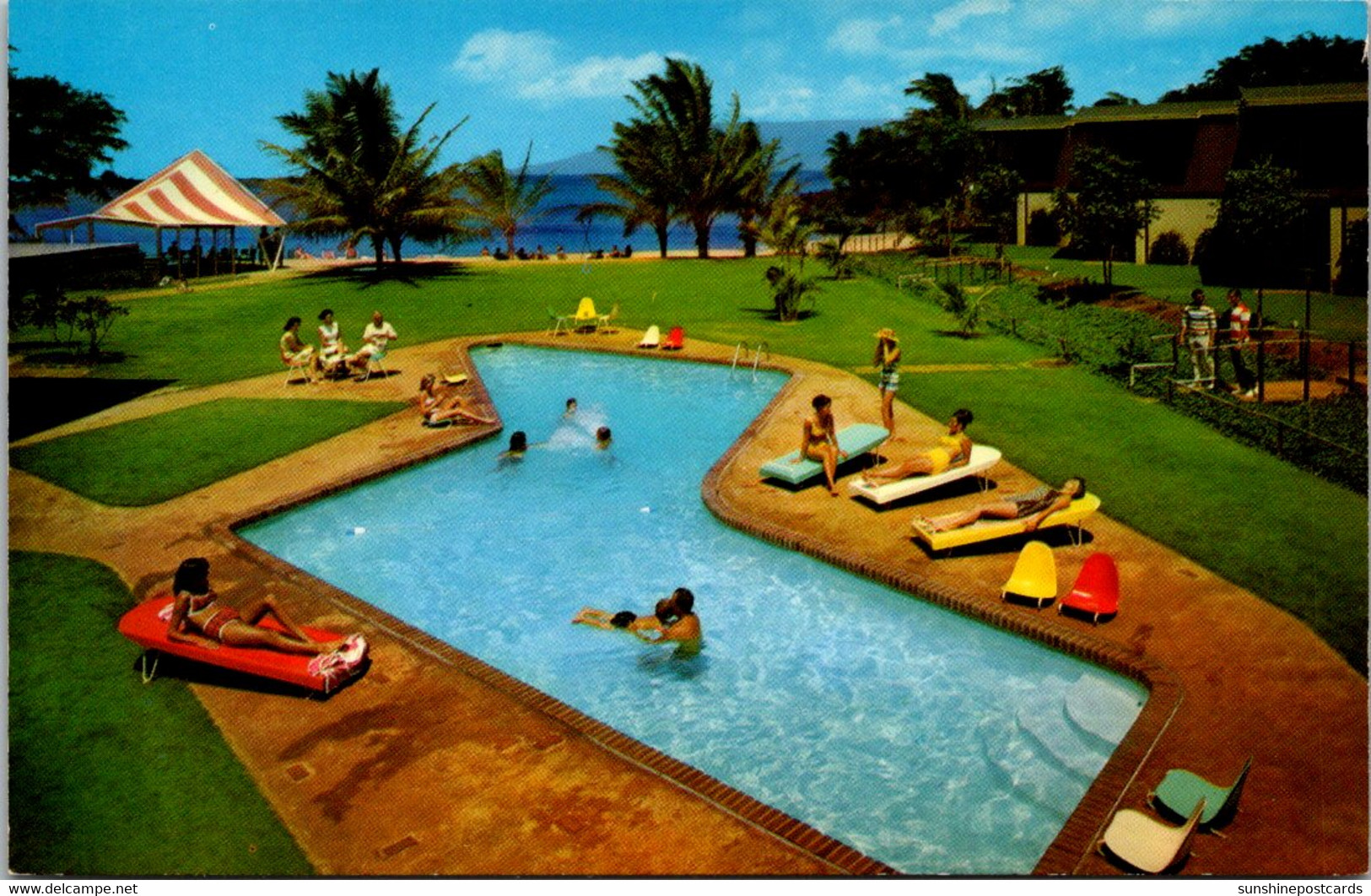 Hawaii Maui Napili Beach The Napili Kai Beach Club Hotel Swimming Pool - Maui