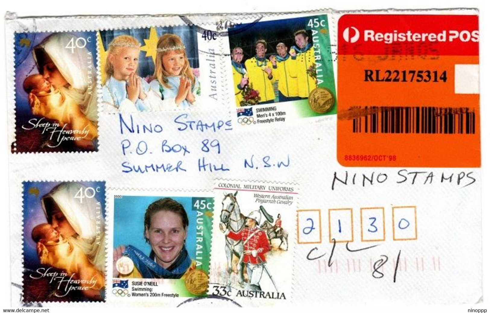 Australia 2005 Registered Mail From Leura To Sydney - Other & Unclassified