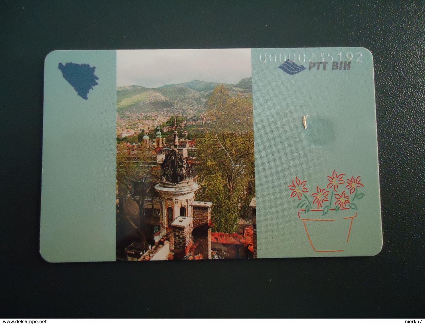 BOSNIA HERGEGOVINI; USED PHONECARDS SARAJEVO - Bosnien