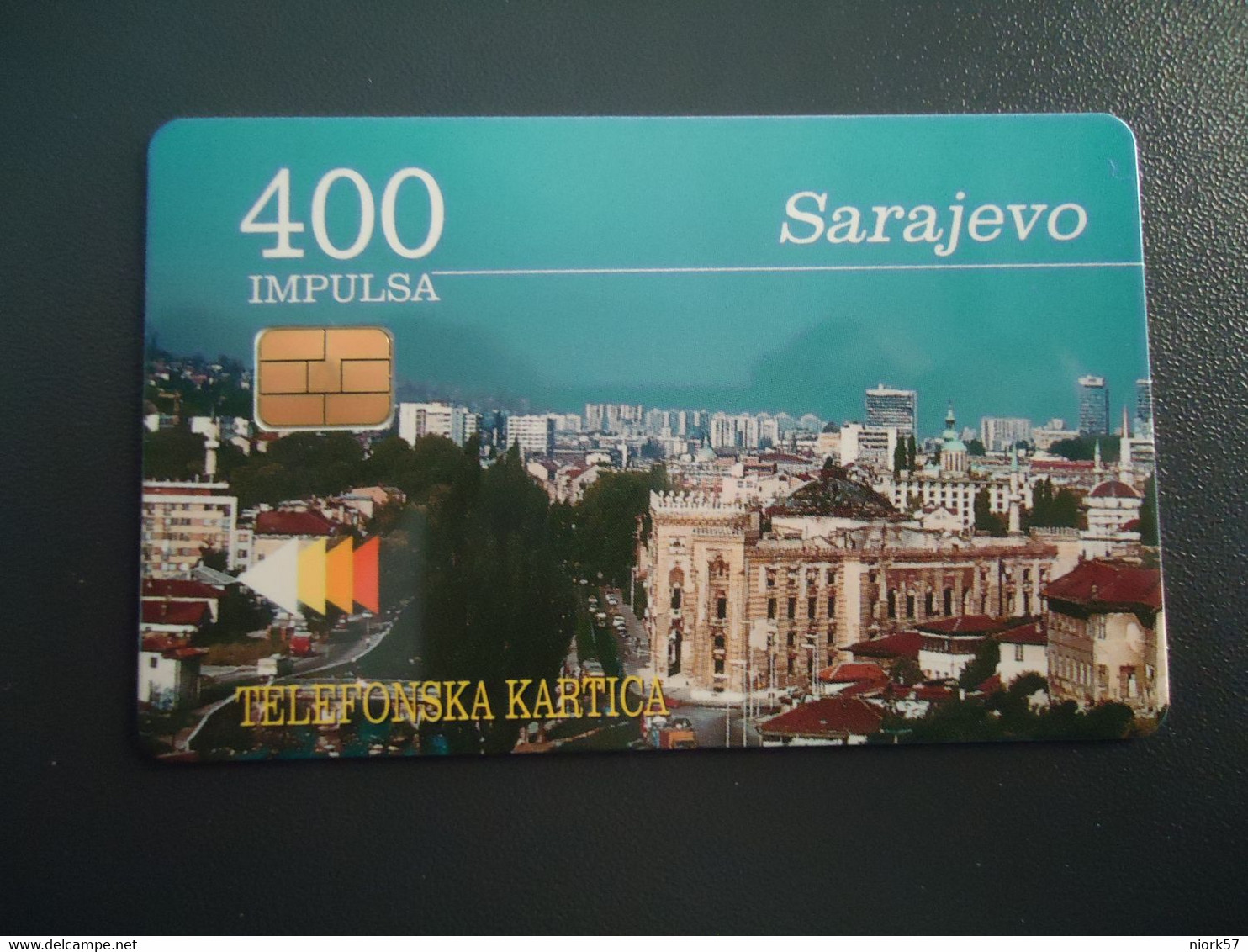 BOSNIA HERGEGOVINI; USED PHONECARDS SARAJEVO - Bosnie