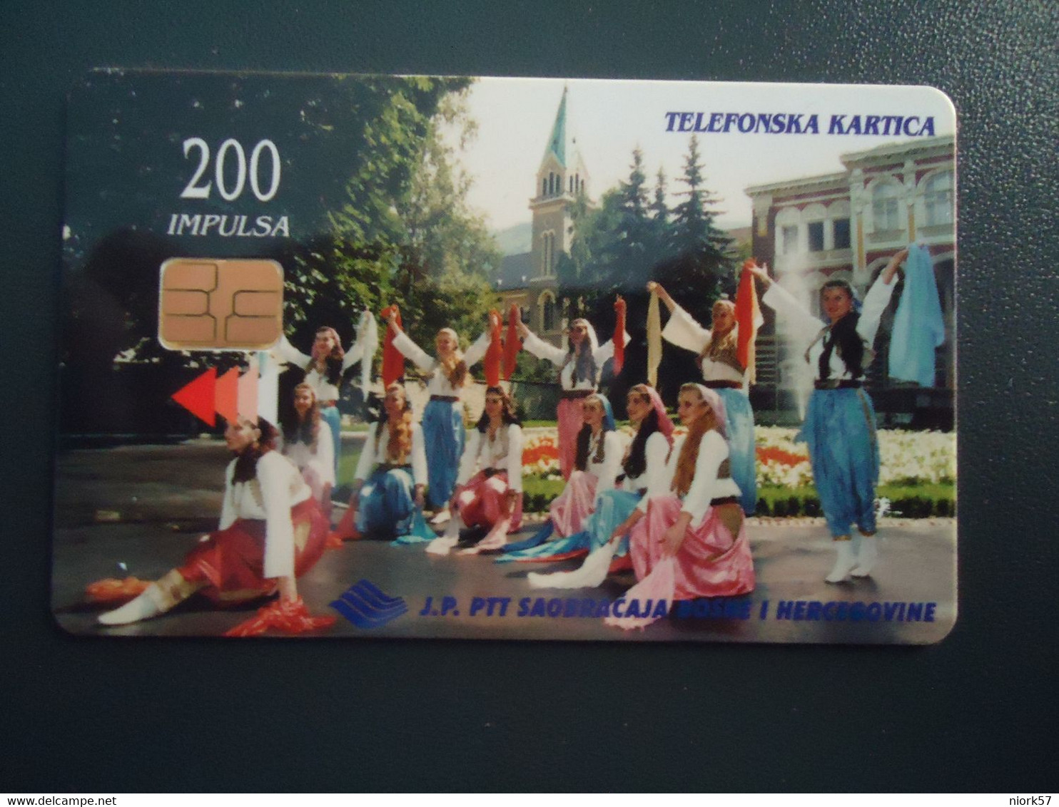 BOSNIA HERGEGOVINA  USED PHONECARDS DANCE POLULAR - Bosnia