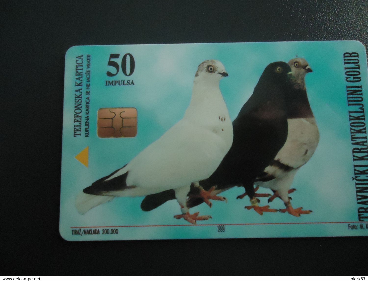 BOSNIA HERGEGOVINA   USED PHONECARDS 2 SCAN  DOVE BIRDS - Bosnien