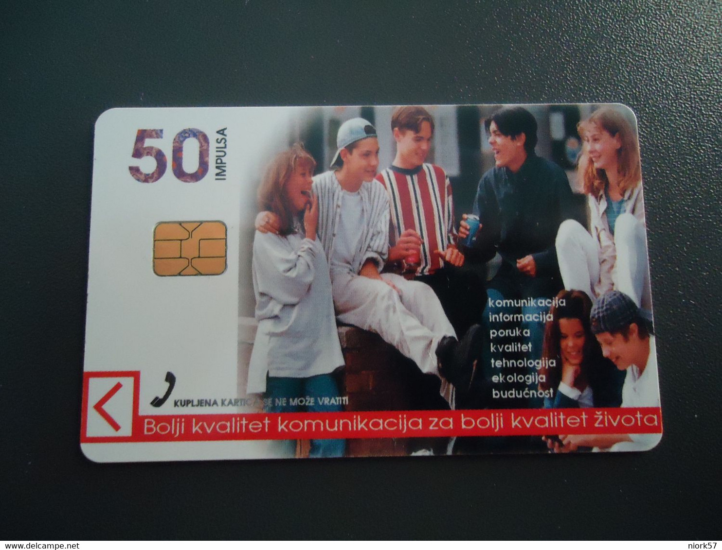 BOSNIA USED CARDS MISLI MINE - Bosnie