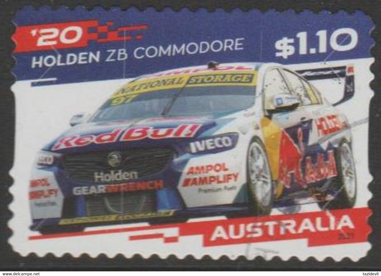 AUSTRALIA - DIE-CUT-USED 2021 $1.10 Holden's Last Roar - Holden ZB Commodore - Motor Vehicle - Usati