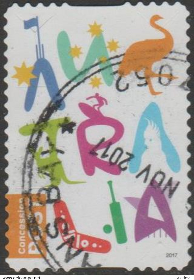 AUSTRALIA - DIE-CUT-USED 2017 Concession Stamp - Non Denomination - Used Stamps