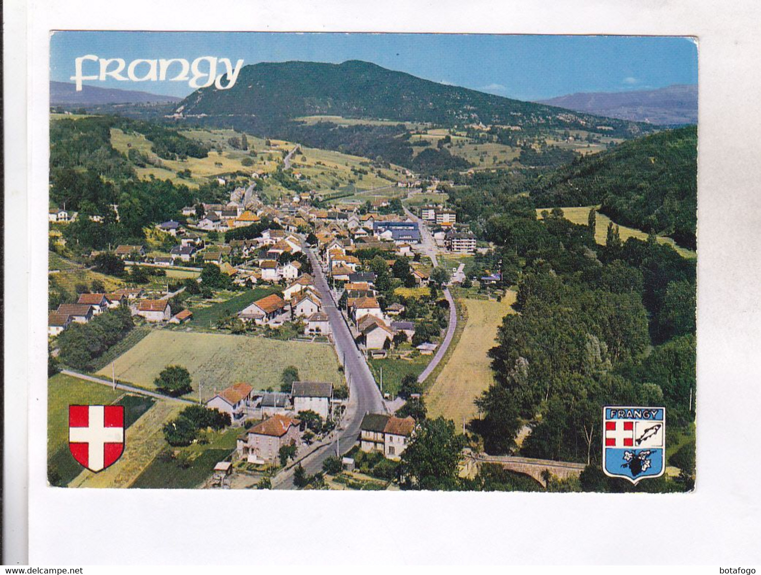 CPM DPT 74 FRANGY, VUE AERIENNE - Frangy