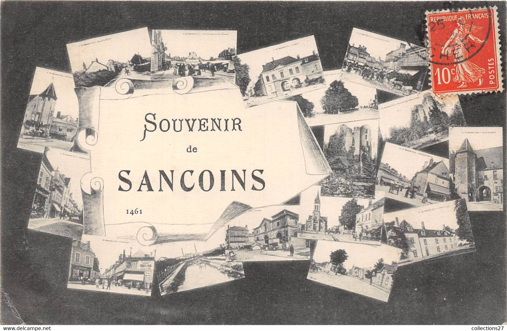 18-SANCOINS- SOUVENIR DE SANCOINS MULTIVUES - Sancoins