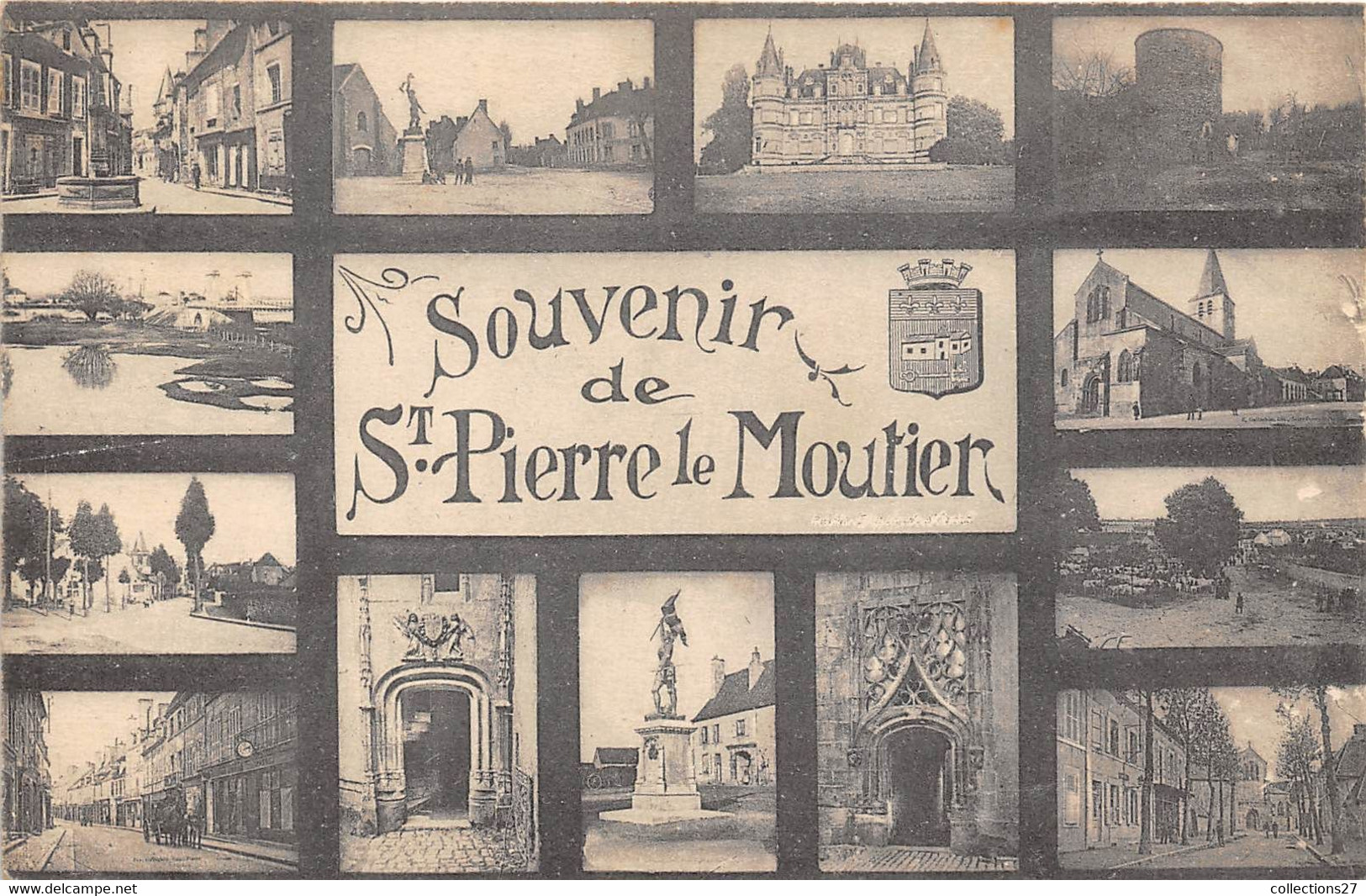 58-SAINT-PIERRE-LE-MOUTIER- SOUVENIR MULTIVUES - Saint Pierre Le Moutier